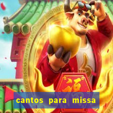 cantos para missa de santa terezinha