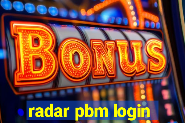 radar pbm login