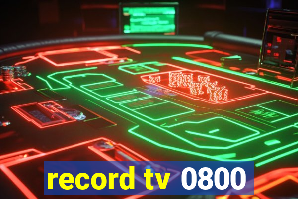 record tv 0800